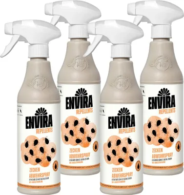 Produktbild von Envira Zecken Abwehrspray im Vorteilspack 4x500ml