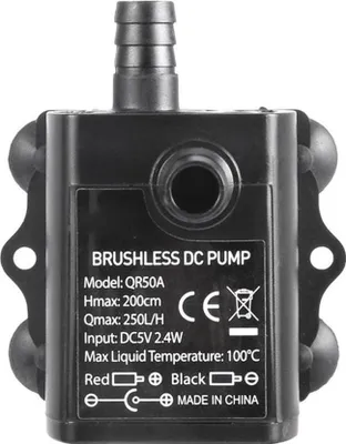 Obrázok produktu pre Mini Ultra tiché ponorné čerpadlo Akvárium Záhrada Rybník USB Fontána Vodné čerpadlo DC 5V 250L/H QR50A