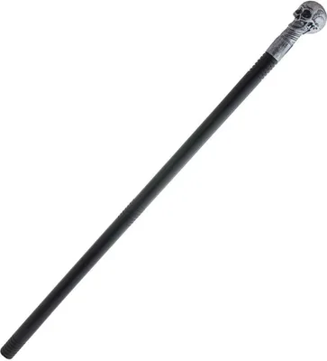 Produktbild von Gehstock aus Kunststoff 75 cm | Totenkopf