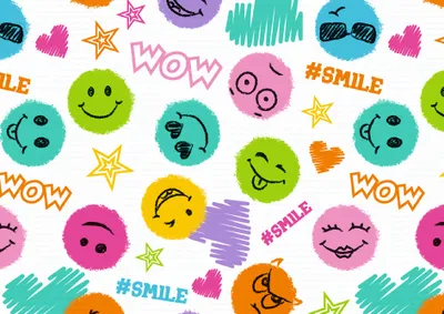 Produktbild von SUSY CARD Geschenkpapier "Smile" auf Rolle (B)700 mm x (L)2 m