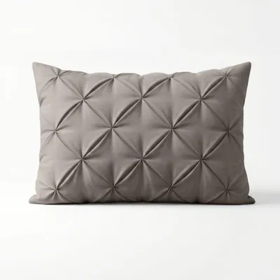 Image de Housses de coussin Sleeptime Lazy Pintuck, lot de 2, couleur taupe/gris, 60 x 70 cm