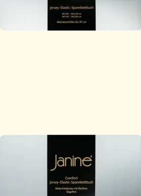 Produktbild von Janine JERSEY Spannbetttuch 5007 Farbe natur Größe 100x200cm
