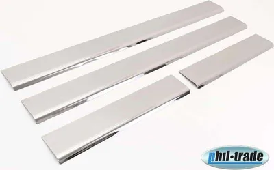 Image de Acier Inoxydable Seuils de Porte V2A Mat pour Opel Vectra B 4tlg Kit 1995-2002