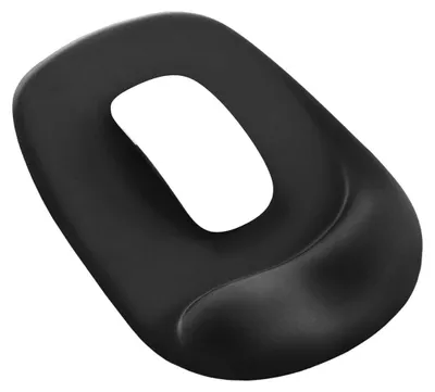 Produktbild von Ergonomische Mauspad mit Gel-Handgelenkauflage – Schwarzes Mauspad für das Büro