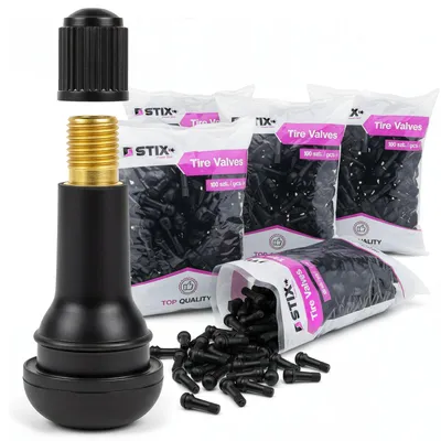 Produktbild von 500x TR413 Gummiventile, Snap-In, Ventile für Schlauchlose Reifen
