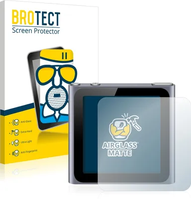 Produktbild von BROTECT Entspiegelungs Schutzglas für Apple iPod nano 2011 (6. Gen.) Schutzfolie Panzer Folie Glas Display Schutz matt
