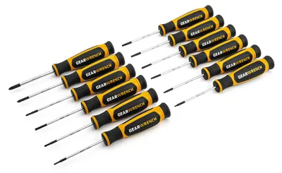Mini-Schraubendreher-Set, 12-teilig, Phillips/Schlitz/Torx
