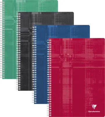 Image de Clairefontaine 68162C Clairefontaine Spiralheft, DIN A4, kariert 5x5, 90 Blatt