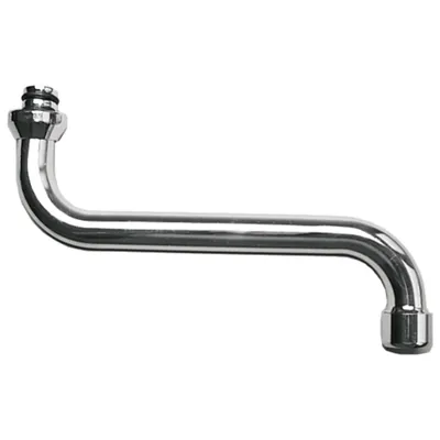 Obrázok produktu pre S-výtoková rúrka pre nástenné armatúry chróm - 3/4" pripojenie 250 mm