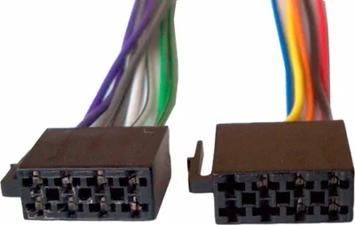 Produktbild von Zla0408: ISO-Stecker, weiß. Stromversorgung