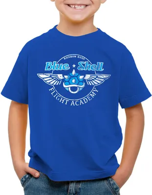 Produktbild von style3 Blue Shell - Flight Academy Kinder T-Shirt
