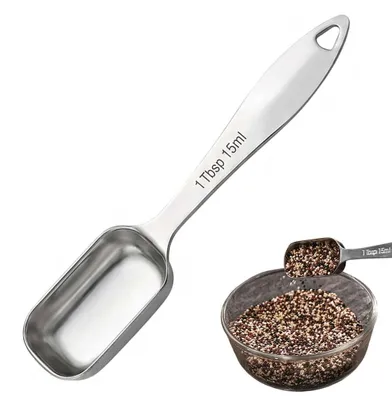 Maßlöffel 15 ml Edelstahl – präzise Dosierung für Küche & Backen