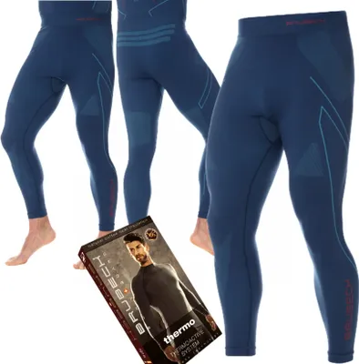Zdjęcie produktu dla Spodnie męskie termoaktywne Brubeck niebieskie 2XL
