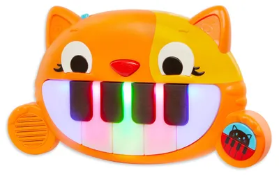 Produktbild von B. toys Mini Meowsic, Mini-Katzenpiano mit Lichtern und 2 Modi