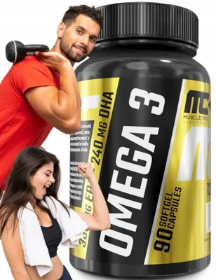 Obrázok produktu pre OMEGA 3 regeneračná imunita Muscle Care Omega 3 1000 - 90 kapsúl