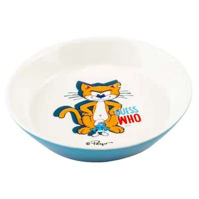 Produktbild von DUVO+ ŠMOULOVÉ Keramikschale Azrael, blau-weiß, 320 ml / 16x16x3,5 cm, 65390501