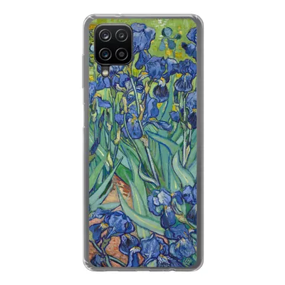 Produktbild von MuchoWow® Handyhülle Schutzhülle Hülle für Samsung Galaxy A12 Schwertlilien - Vincent van Gogh Silikon Softcase Handy Hülle - Bild