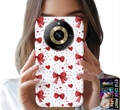 Obrázok produktu pre Puzdro pre telefón Realme 11 Pro – Červené stužky, moderné vzory