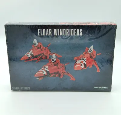 Produktbild von GAMES WORKSHOP Eldar Windriders 46-06 Bausatz 99120104038