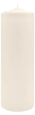 Produktbild von Spitzkopf Stumpen Kerzen Elfenbein 30 x Ø 9 cm, 6 Stück