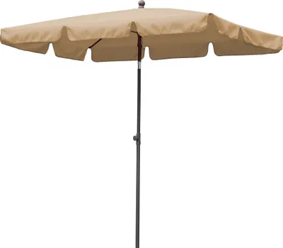 Produktbild von Balkon Sonnenschirm 200x125cm Balkonschirm Rechteckig Knickbar Sand Gartenschirm UV 50
