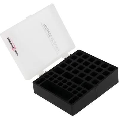 Immagine prodotto di Scatola per batterie ANSMANN per 48 batterie ricaricabili formato AAA, AA, 9V