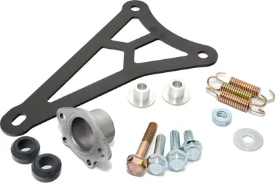 Immagine prodotto di Kit di montaggio staffa di scarico Yasuni Carrera 30 compatibile con Minarelli orizzontale, Yamaha Aerox Cat, Aprilia SR Racing LC Malaguti F12 Phantom AC Neos MBK Nitro