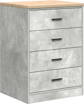 Zdjęcie produktu dla Garażowa szafka do przechowywania Szary beton 60x51x85 cm