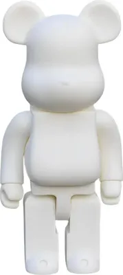 Zdjęcie produktu dla Miś Bearbrick 400% figurka do wnętrza 28cm biały designerska figurka kolekcjonerska do dekoracji salonu lub biura