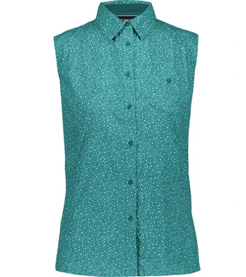 Produktbild von Campagnolo Short Wander-Bluse ärmellose Damen Stretch-Bluse Grün, Größe:46