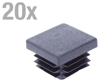 Immagine prodotto di Alberts 855840 Tappo per pali universali, nero, 30 x 30 mm, set da 20