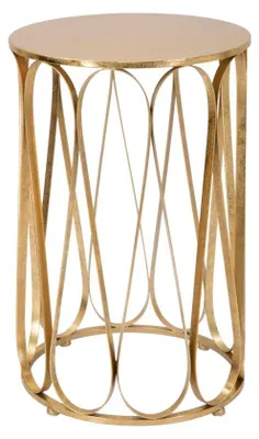 Immagine prodotto di Tavolinetto Venice Ø37x58 cm in Ferro Oro