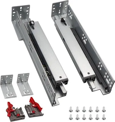 Produktbild von Famanu Unterbau Schubladenführungen 450 mm - 6 Paar