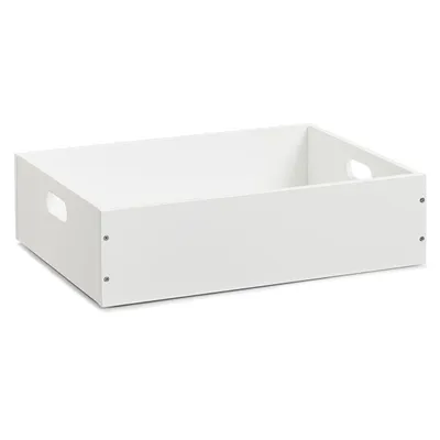 Produktbild von Zeller Aufbewahrungskiste, stapelbar, MDF, weiß - 40x30x11; 13351