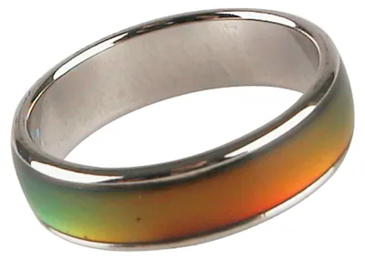 Productafbeelding van Stemmingsringen: Sieraden die je emoties weerspiegelen. Hoe voel je je vandaag? Veranderen van kleur. (Sieraden), AI-gegenereerde afbeelding