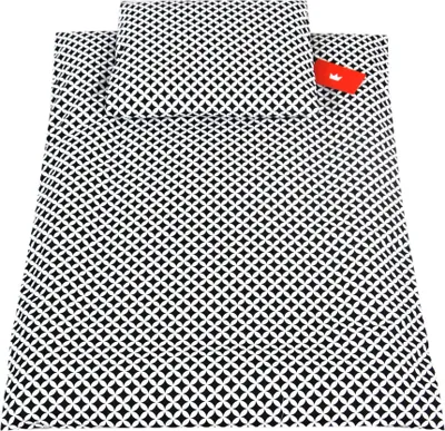 Produktbild von BABYLUX 2 tlg. Set Bezug für Kinderwagen Bettwäsche  60x78cm 107. Marokko Schwar