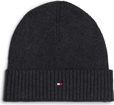Image de TOMMY HILFIGER - Men's beanie in Coton and cashmere blend  - Size One size