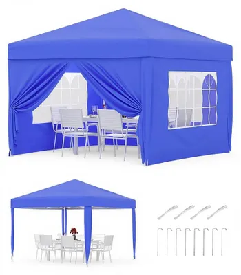 Zdjęcie produktu dla Pawilon typu pop-up, wodoodporny, ochrona przed promieniowaniem UV, niebieski, 3 x 3 m