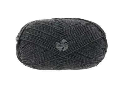 Produktbild von Lana Grossa - Meilenweit 100g Merino Extrafine uni 2403 anthrazit meliert
