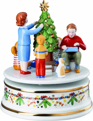 Produktbild von Hutschenreuther Sammelkollektion 24 -  Weihnachtsleuchten -  Spieluhr gross 02411-727474-27414