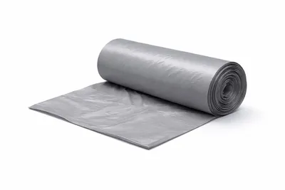 Image de Sacs poubelle RyanPack sans poignées, en LDPE, 50 × 60 cm, 17 µ, gris – 1 000 pièces par carton