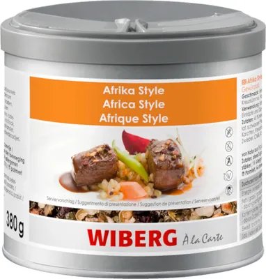 Obrázek produktu pro Kořenící sůl Wiberg Afrika 380g