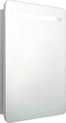 Produktbild von LED-Bad-Spiegelschrank Betongrau 60x11x80 cm