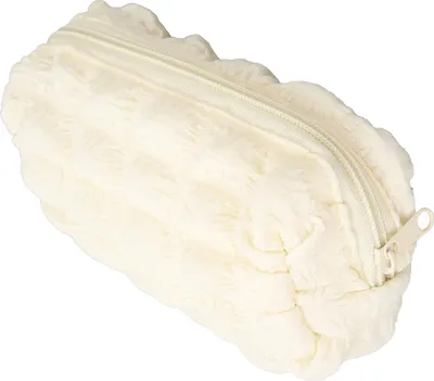 Obrázek produktu pro 1 kosmetická taška (19 x 7,5 x 7 cm), prostorná kosmetická taška se zipem, béžová, ideální na cesty a pro každodenní použití.