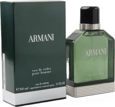 Produktbild von Giorgio Armani Eau De Cèdre, Männer, 100 ml, Nicht nachfüllbare Flasche, Zedernholz, Tee, Leder