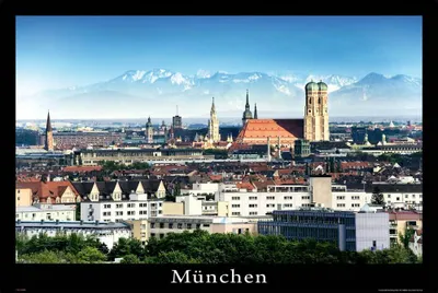 Produktbild von Deutsche Städte Poster München