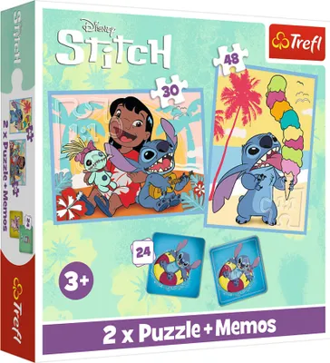 Image de Trefl TREFL DISNEY STITCH Puzzle Set 30+48+M24