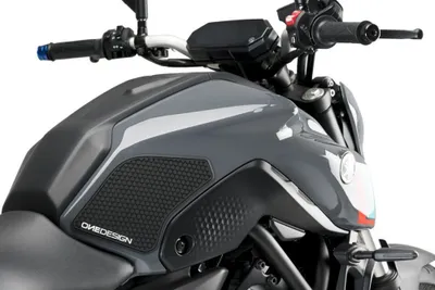 Produktbild von PUIG 20739N Seitliche Tankprotektor  passend fuer YAMAHA MT-07 Schwarz