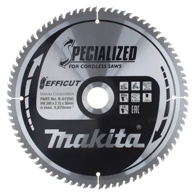 Produktbild von Makita B-67290, 26 cm, 3 cm, 2,15 mm, 5870 RPM, 1 Stück(e)