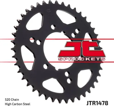 Immagine prodotto di JTSPROCKETS pignone JTR1478.43 posteriore Acciaio al carbonio